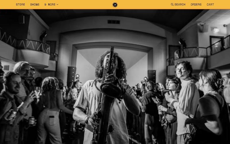 The Porch Records homepage